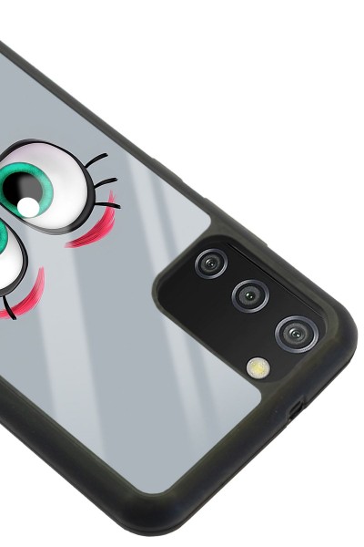 Samsung A-02s Grey Angry Birds Tasarımlı Glossy Telefon Kılıfı