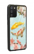 Samsung A-02s Koi Balığı Tasarımlı Glossy Telefon Kılıfı