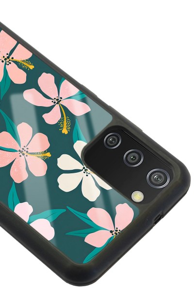 Samsung A-02s Leaf Flovers Tasarımlı Glossy Telefon Kılıfı