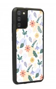 Samsung A-02s Minik Çiçekler Tasarımlı Glossy Telefon Kılıfı
