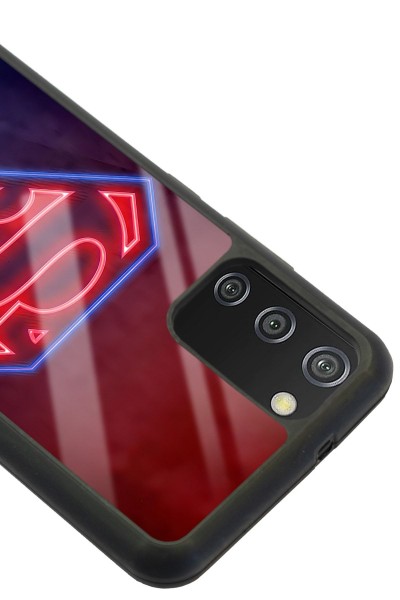 Samsung A-02s Neon Superman Tasarımlı Glossy Telefon Kılıfı