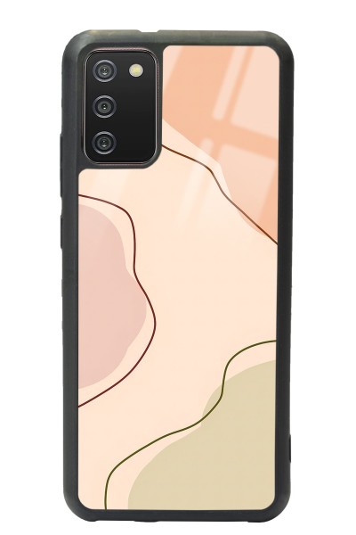 Samsung A-02s Nude Colors Tasarımlı Glossy Telefon Kılıfı