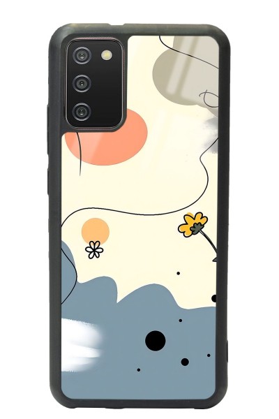 Samsung A-02s Nude Papatya Tasarımlı Glossy Telefon Kılıfı