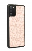 Samsung A-02s Pink Dog Tasarımlı Glossy Telefon Kılıfı