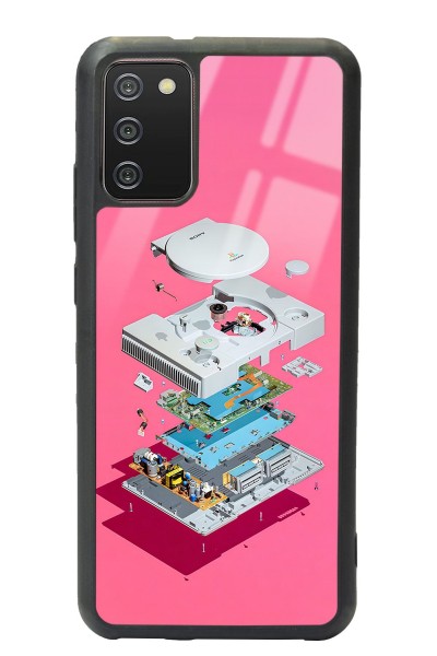 Samsung A-02s Playstation Tasarımlı Glossy Telefon Kılıfı