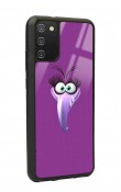 Samsung A-02s Purple Angry Birds Tasarımlı Glossy Telefon Kılıfı