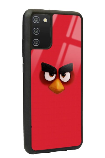 Samsung A-02s Red Angry Birds Tasarımlı Glossy Telefon Kılıfı