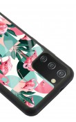 Samsung A-02s Retro Flamingo Duvar Kağıdı Tasarımlı Glossy Telefon Kılıfı