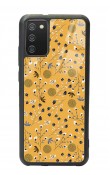 Samsung A-02s Sarı Bindanlı Tasarımlı Glossy Telefon Kılıfı