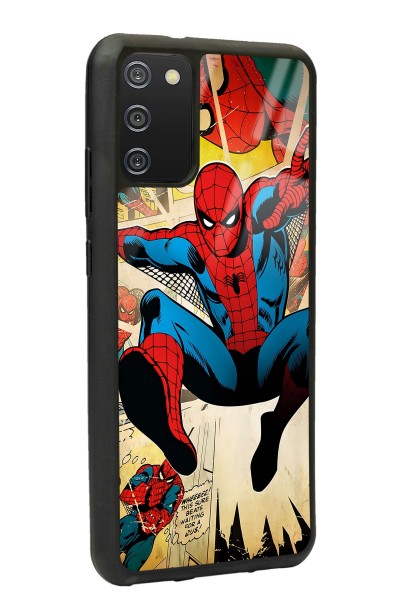 Samsung A-02s Spider-man Örümcek Adam Tasarımlı Glossy Telefon Kılıfı