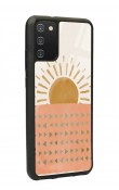 Samsung A-02s Suluboya Güneş Tasarımlı Glossy Telefon Kılıfı