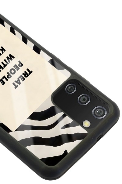 Samsung A-02s Zebra Motto Tasarımlı Glossy Telefon Kılıfı