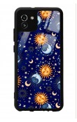 Samsung A-03 Ay Güneş Pijama Tasarımlı Glossy Telefon Kılıfı