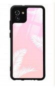 Samsung A-03 Beyaz Palmiye Tasarımlı Glossy Telefon Kılıfı