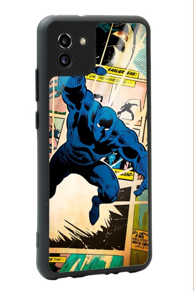 Samsung A-03 Black Panther Kara Panter Tasarımlı Glossy Telefon Kılıfı