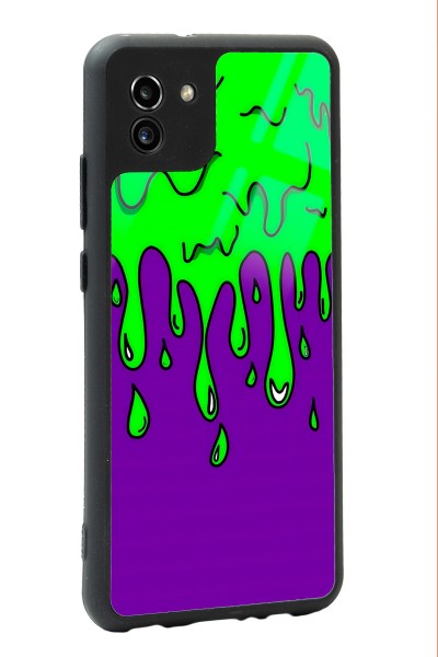 Samsung A-03 Neon Damla Tasarımlı Glossy Telefon Kılıfı