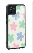 Samsung A-03 Nude Çiçek Tasarımlı Glossy Telefon Kılıfı