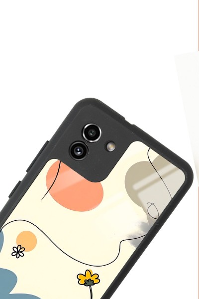 Samsung A-03 Nude Papatya Tasarımlı Glossy Telefon Kılıfı