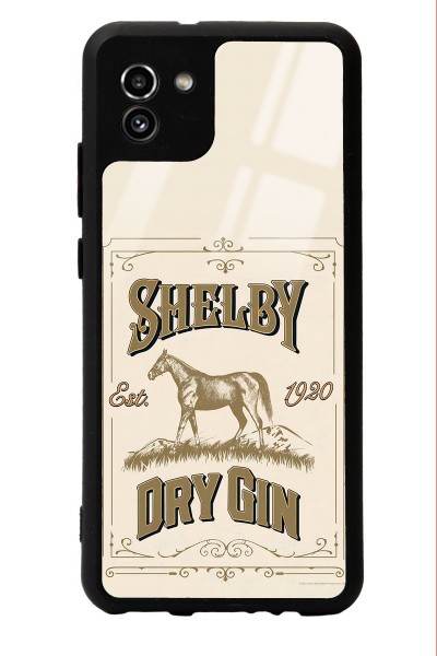 Samsung A-03 Peaky Blinders Shelby Dry Gin Tasarımlı Glossy Telefon Kılıfı