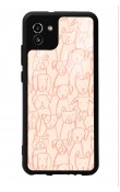 Samsung A-03 Pink Dog Tasarımlı Glossy Telefon Kılıfı