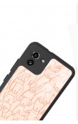 Samsung A-03 Pink Dog Tasarımlı Glossy Telefon Kılıfı