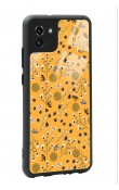 Samsung A-03 Sarı Bindanlı Tasarımlı Glossy Telefon Kılıfı