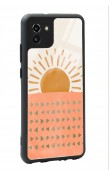 Samsung A-03 Suluboya Güneş Tasarımlı Glossy Telefon Kılıfı