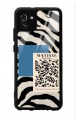 Samsung A-03 Zebra Matısse Tasarımlı Glossy Telefon Kılıfı