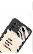 Samsung A-03 Zebra Motto Tasarımlı Glossy Telefon Kılıfı