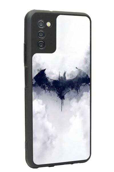 Samsung A-03s Beyaz Batman Tasarımlı Glossy Telefon Kılıfı