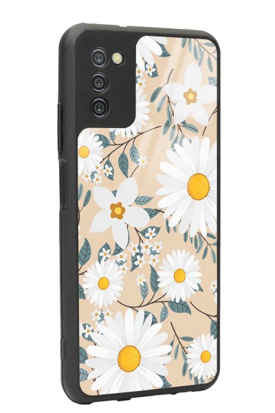Samsung A-03s Büyük Papatya Tasarımlı Glossy Telefon Kılıfı