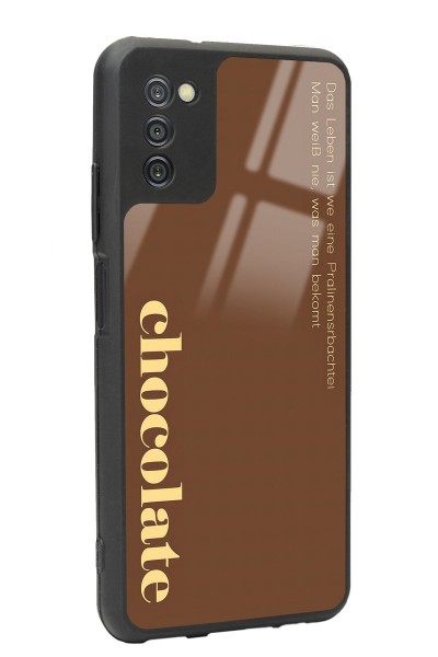 Samsung A-03s Choclate Tasarımlı Glossy Telefon Kılıfı