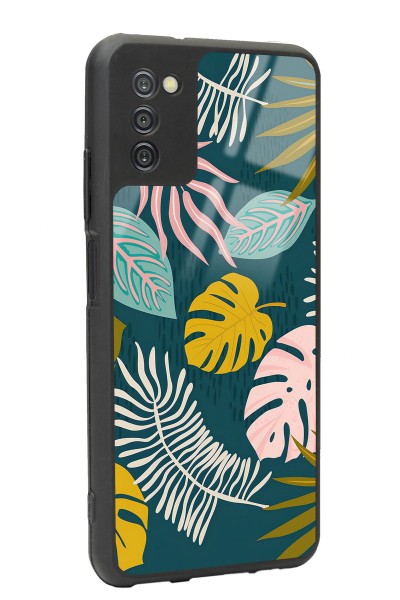 Samsung A-03s Color Leaf Tasarımlı Glossy Telefon Kılıfı