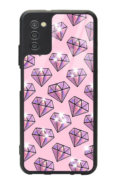 Samsung A-03s Diamond Tasarımlı Glossy Telefon Kılıfı
