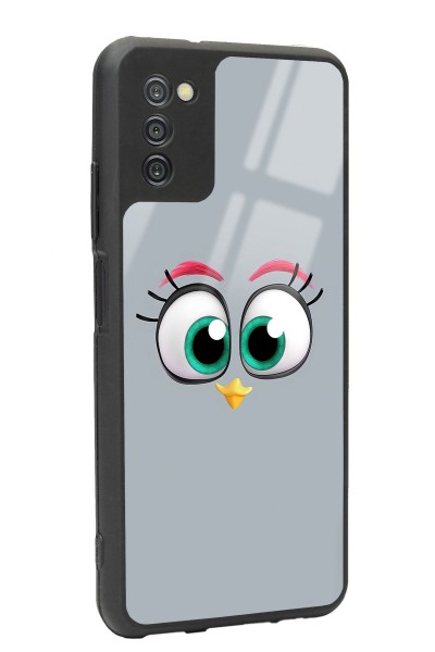 Samsung A-03s Grey Angry Birds Tasarımlı Glossy Telefon Kılıfı