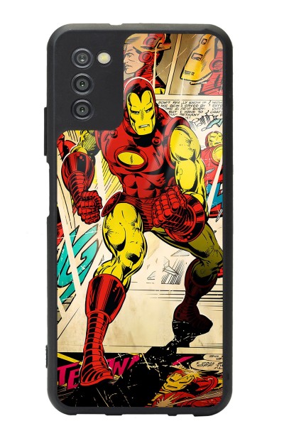 Samsung A-03s Iron Man Demir Adam Tasarımlı Glossy Telefon Kılıfı