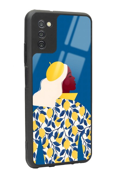 Samsung A-03s Lemon Woman Tasarımlı Glossy Telefon Kılıfı