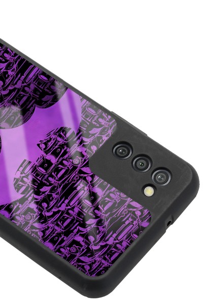 Samsung A-03s Lila Batman Tasarımlı Glossy Telefon Kılıfı