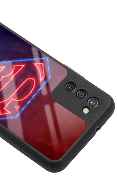 Samsung A-03s Neon Superman Tasarımlı Glossy Telefon Kılıfı