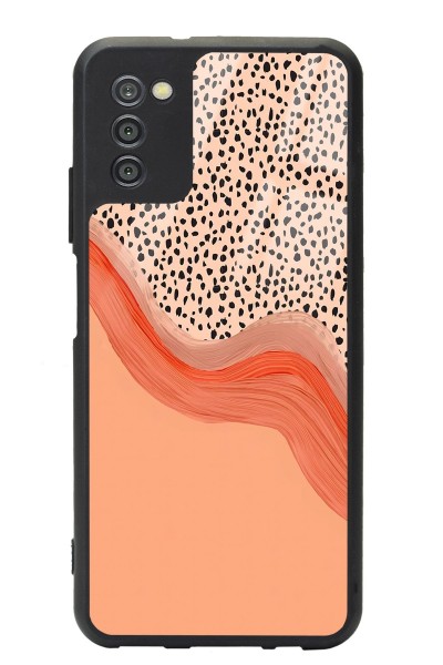 Samsung A-03s Nude Benekli Tasarımlı Glossy Telefon Kılıfı