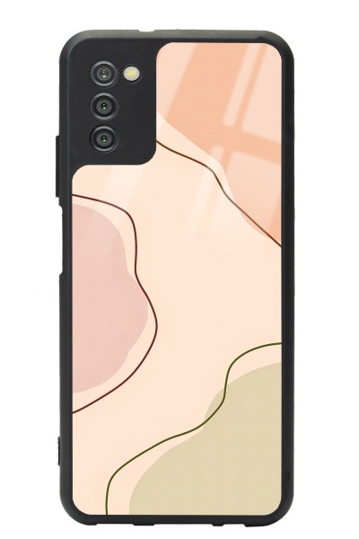 Samsung A-03s Nude Colors Tasarımlı Glossy Telefon Kılıfı