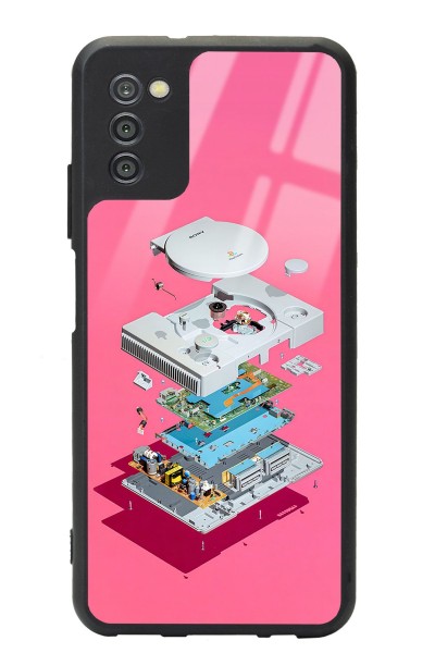 Samsung A-03s Playstation Tasarımlı Glossy Telefon Kılıfı