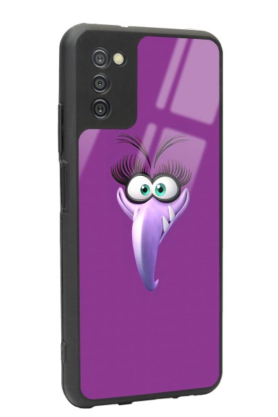 Samsung A-03s Purple Angry Birds Tasarımlı Glossy Telefon Kılıfı