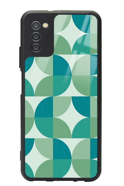 Samsung A-03s Retro Green Duvar Kağıdı Tasarımlı Glossy Telefon Kılıfı