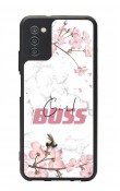 Samsung A-03s Sakura Girl Boss Tasarımlı Glossy Telefon Kılıfı