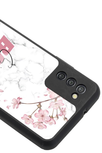 Samsung A-03s Sakura Girl Boss Tasarımlı Glossy Telefon Kılıfı