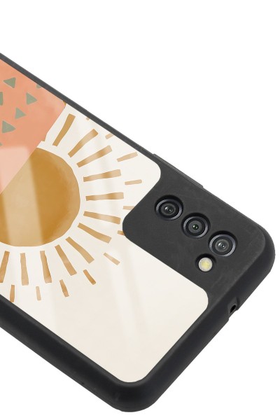 Samsung A-03s Suluboya Güneş Tasarımlı Glossy Telefon Kılıfı