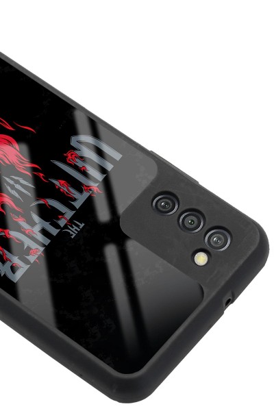Samsung A-03s Witcher 3 Fire Tasarımlı Glossy Telefon Kılıfı