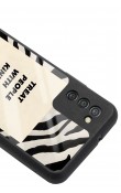 Samsung A-03s Zebra Motto Tasarımlı Glossy Telefon Kılıfı