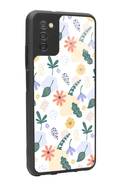 Samsung A-03sUyumlu Minik Çiçekler Tasarımlı Glossy Telefon Kılıfı